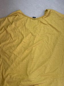 Mustard Knot-Front Tee