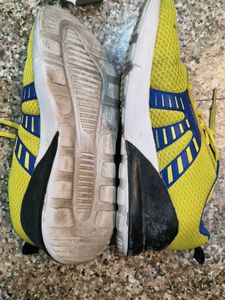 Campus Yellow Running Shoes UK -5