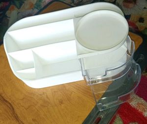White Cosmetic Storage Organizer