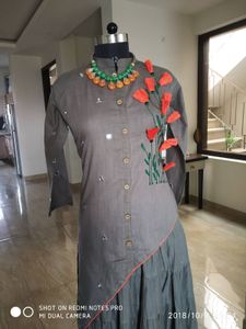 Elegant Grey Kurta