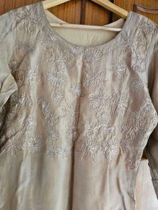 Organza Tissue Partywear Kurta
