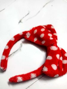 Soft Cotton Feather Febric Bow in❣️🤍