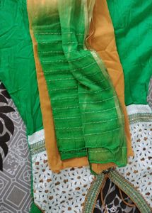Green Anarkali Dress