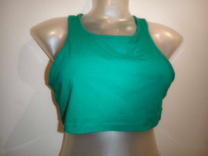 Size Small H&amp;M Green Sports Crop Top