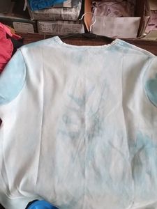 Blue Tie-Dye Butterfly Tee
