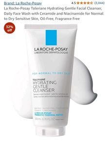 La Roche-Posay Toleriane Hydrating Facial Cleanser