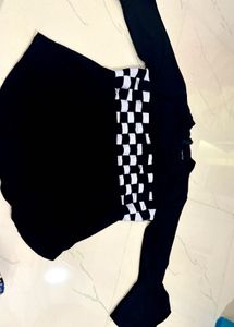 Unused Checkerboard Detail Top🦋