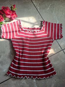 &#34;Cherry Stripes Delight 🍒✨ &#34;