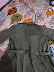 Olive Green Trench Coat