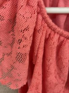 Cute Pink Lace Top
