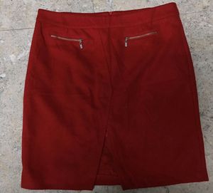 Wool Blend Skirt .