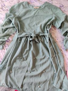 Sage Green Midi Dress