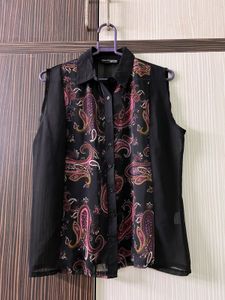 Kalaamkari Transparent Top