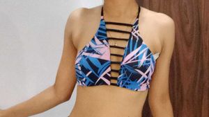 Vibrant Floral Print Bikini Set