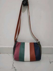 Stylish Colorblock Handbag