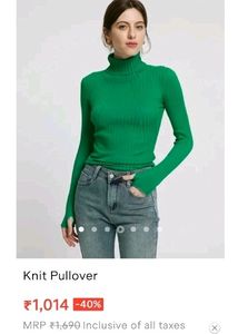 Urbanic High Neck Knitted Sweater