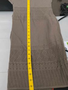 Park Avenue Brown Knit Dress