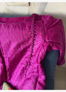 Elegant Magenta Kurta Set