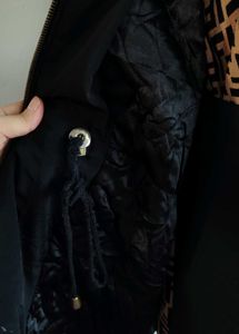 Vintage Elegant Black Coat