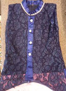 Lace Detail Kurta