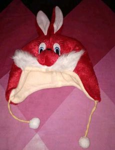 Red Bunny Hat For Boys Kid