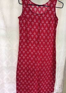 Pink Printed Kurti