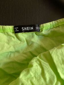 Shein Lime Green Crop Top