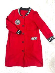 Long Varsity Jacket Dress