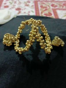 Golden Jhumka Earrings