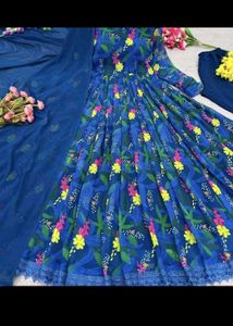 Anarkali Set ✨️💚🛺🤍🌿