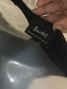 BARDOT v neck top
