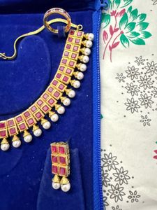 Chowki Jwellery Set With Ring