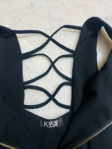 Little Black Dress With Back Design