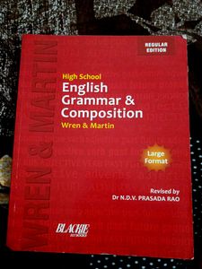 ENGLISH GRAMMAR AND COMPOSITION wren &Martin