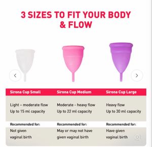 Sirona Menstrual Cup + Sterilizer