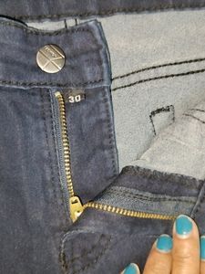 Navy Blue Caprese jeans