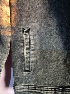 Rusty Black &amp; Grey Denim Jacket