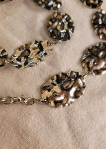 Y2k Pinteresty Silver Chain Waist Belt