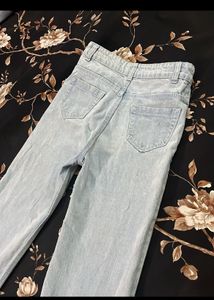 Sky Blue Straight Fit Jeans🩵
