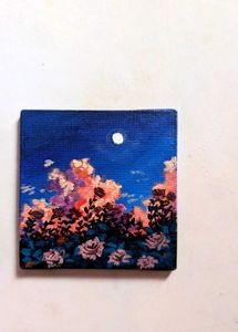 Mini Midnight landscape Canvas Painting