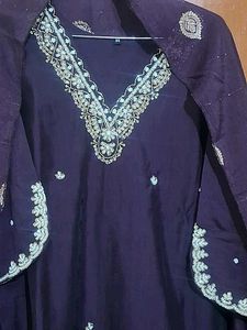 Elegant Purple Kurta Set