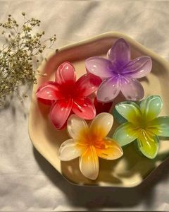 Flower Hair Claws Pack Of 3 Pcs