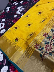 Yellow Saree With Blouse