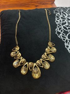 Neck piece Copper Color With Large Stones