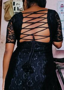 A New Black Customized Kurta Set