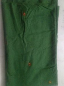 Green Ethnic Dress Material