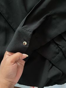 Women Formal Black Top