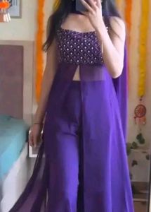 Elegant Purple Kurta Set