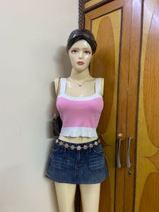 Pink Crop Top