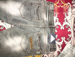 Boys Denim Jeans Grey Colour With stretchable jean